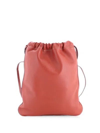 Pre-owned Hermes Bridado Evercolor Backpack In Brown