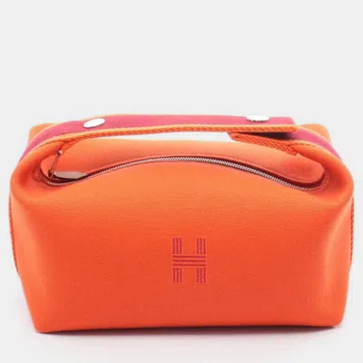 Pre-owned Hermes Bride A Brac Pm In Orange