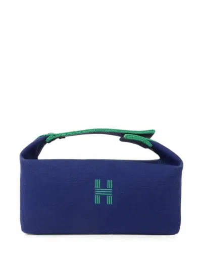 Pre-owned Hermes Bride-a-brac Handbag In Blue