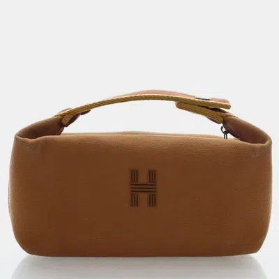 Pre-owned Hermes Bride-a-brac Large Bag In Brown