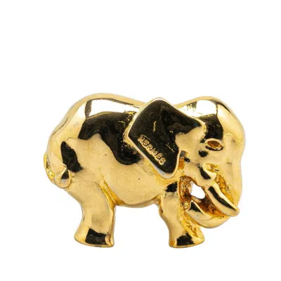 Pre-owned Hermes Brooch () In Gold