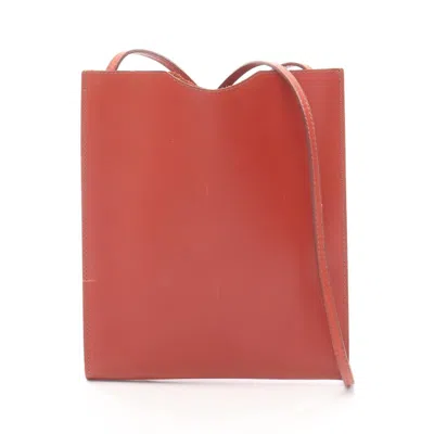 Pre-owned Hermes Brown Box Calf Leather Leather Handbag Shoulder Bag ()