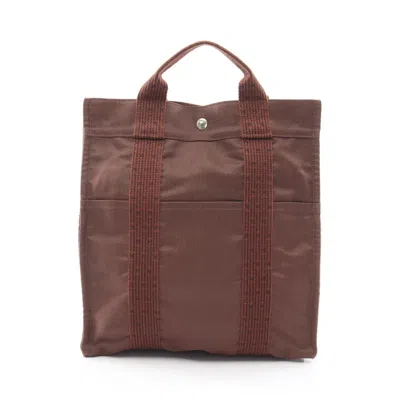 Pre-owned Hermes Brown Canvas Backpack ()