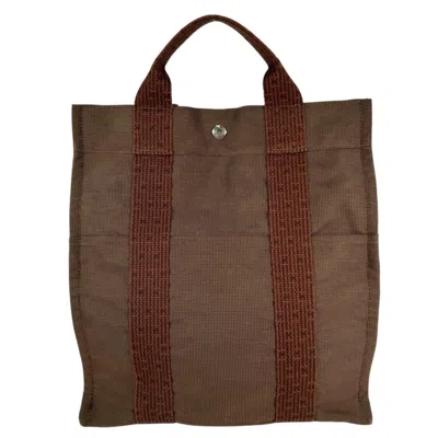 Pre-owned Hermes Brown Canvas Backpack ()
