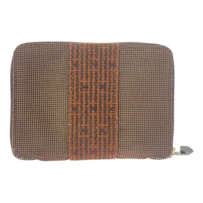 Pre-owned Hermes Brown Canvas Wallet (bi-fold) ()