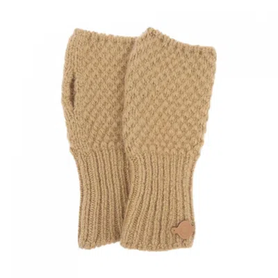 Pre-owned Hermes Brown Cashmere Mohair Warm Gloves ()