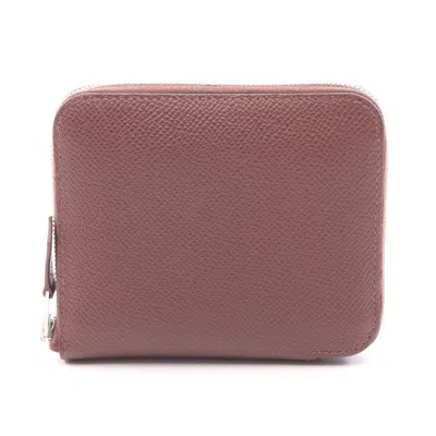 Pre-owned Hermes Brown Epsom Leather Coin Purse/coin Case ()