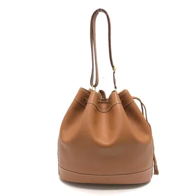 Pre-owned Hermes Brown Epsom Leather Shoulder Bag ()