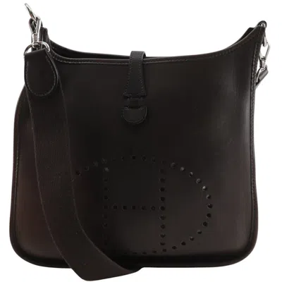 Pre-owned Hermes Brown Epsom Leather Shoulder Bag ()