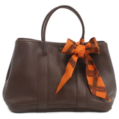 Pre-owned Hermes Brown Havane Swift Leather Tote Bag ()