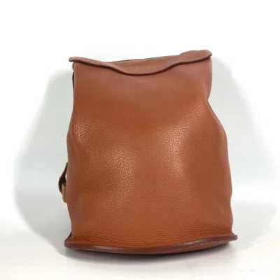Pre-owned Hermes Brown Leather Backpack ()