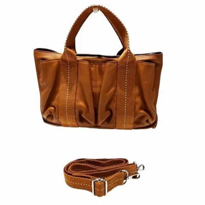Pre-owned Hermes Brown Leather Handbag Shoulder Bag ()