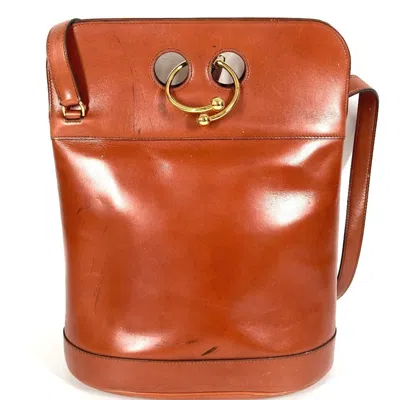 Pre-owned Hermes Brown Leather Shoulder Bag ()