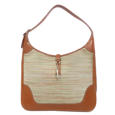 Pre-owned Hermes Brown Leather Shoulder Bag ()