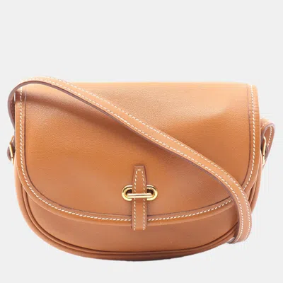 Pre-owned Hermes Brown Mini Gulliver Balle De Golf Crossbody