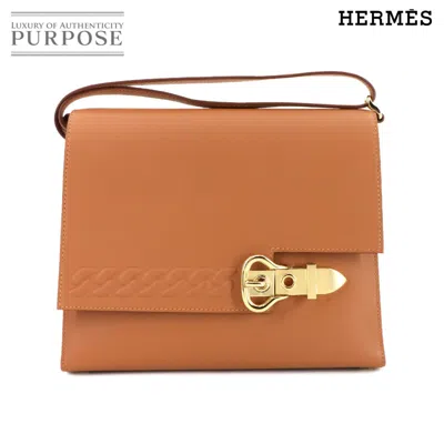 Pre-owned Hermes Brown Swift Leather Shoulder Bag ()