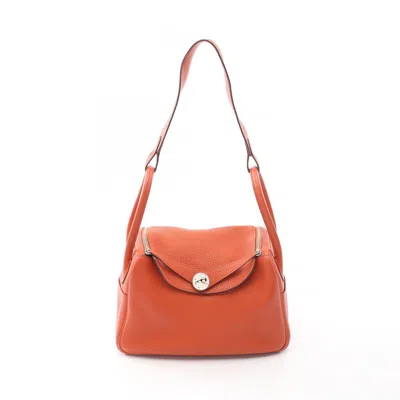 Pre-owned Hermes Brown Taurillon Clemence Leather Shoulder Bag ()