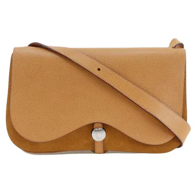 Pre-owned Hermes Brown Toile H Shoulder Bag ()