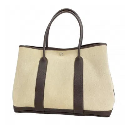 Pre-owned Hermes Brown Toile H Tote Bag ()