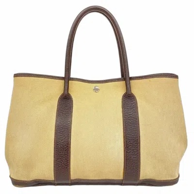 Pre-owned Hermes Brown Toile H Tote Bag ()