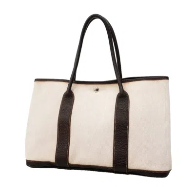 Pre-owned Hermes Brown Toile H Tote Bag ()