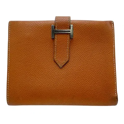 Pre-owned Hermes Brown Wallet (bi-fold) ()