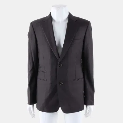 Pre-owned Hermes Hermès Brown Wool Cashmere Jacket