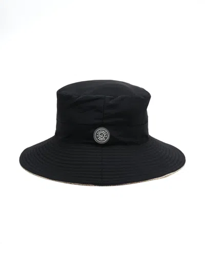 Pre-owned Hermes Hermès Bucket Hat 57 In Black