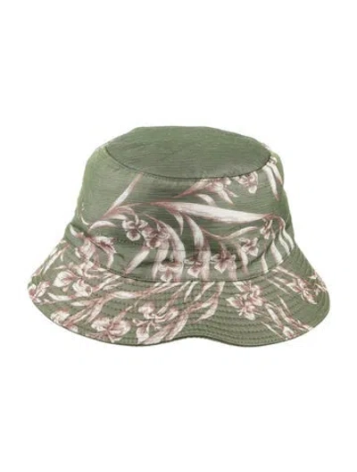 Pre-owned Hermes Bucket Hat In Green