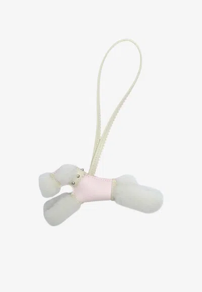 Hermes Buddy Studs Charm In Ecru Merinos Wool