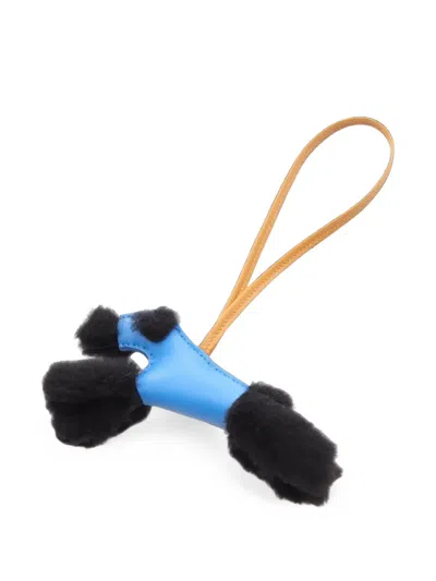 Pre-owned Hermes Budy Bag Charm In Black