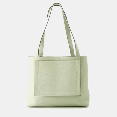 Pre-owned Hermes Cabas Sellier 31 Grineve Taurillon Clemence Bag
