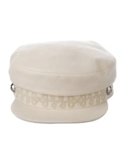 Pre-owned Hermes Cabourg En Finesse Cap In Neutral