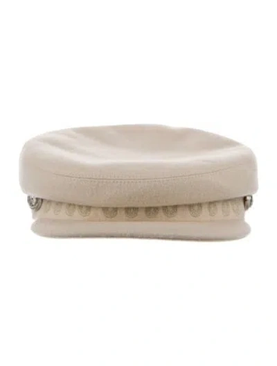 Pre-owned Hermes Cabourg En Finesse Cap In Neutrals
