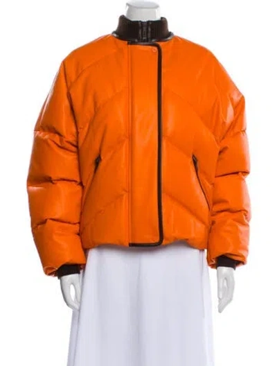 Pre-owned Hermes Calfskin Down Jacket W/ Tags In Multi