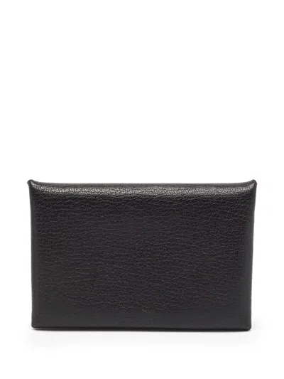 Pre-owned Hermes Calvi Card Holder