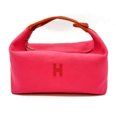 Pre-owned Hermes Canvas Handbag () In Pink