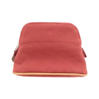 Pre-owned Hermes Canvas Pouch () In Multi