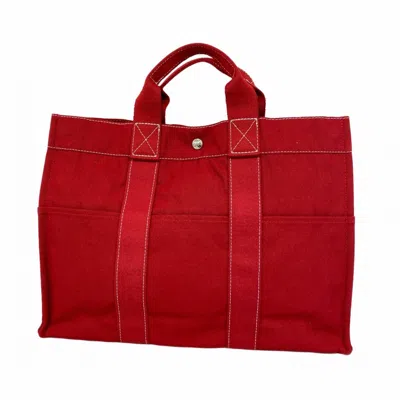 Pre-owned Hermes Canvas Tote Bag () In Multi