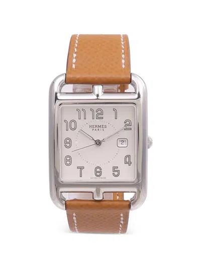 Pre-owned Hermes Cape Cod 29mm Watch In White