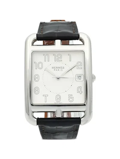 Pre-owned Hermes Cape Cod 33mm Watch In White