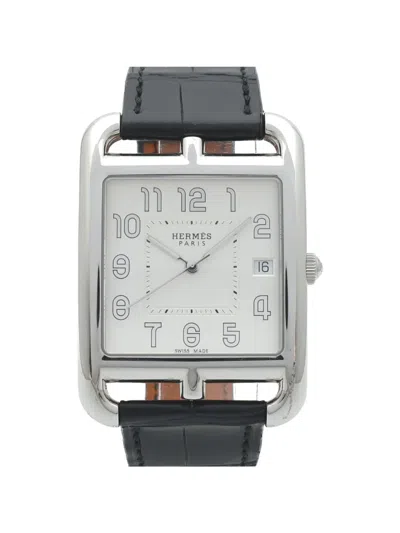 Pre-owned Hermes Cape Cod 37mm Watch In White
