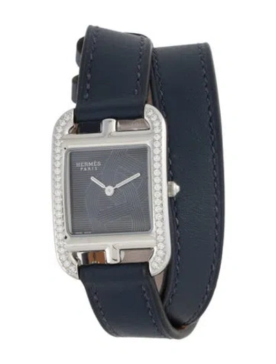 Pre-owned Hermes Cape Cod Chain D'ancre Watch In Multi