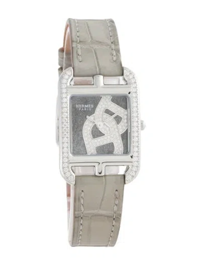 Pre-owned Hermes Cape Cod Chaine D'ancre Joaillier Watch In Multicolor