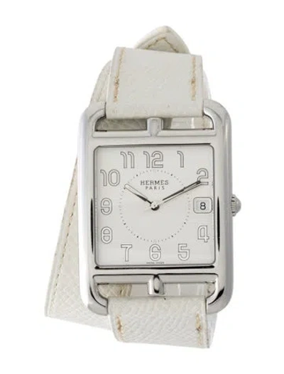 Pre-owned Hermes Cape Cod Double Tour Watch In Multi