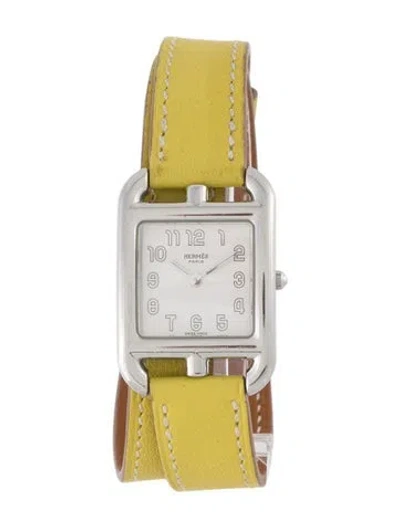 Pre-owned Hermes Cape Cod Double Tour Watch In Multi