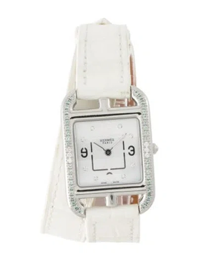 Pre-owned Hermes Cape Cod Double Tour Watch In Multi