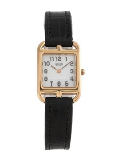 Pre-owned Hermes Cape Cod Mini Watch In Multi