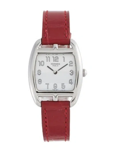 Pre-owned Hermes Cape Cod Tonneau Watch In Multi