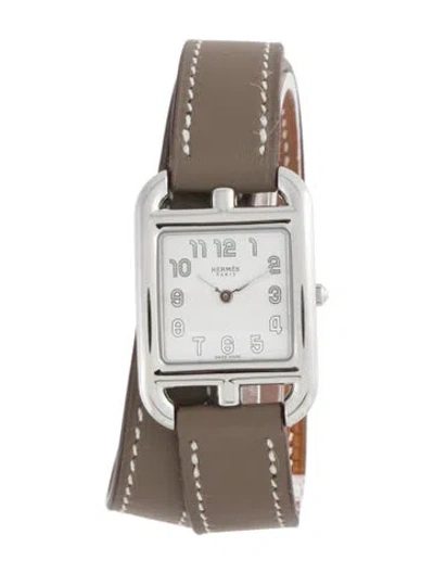 Pre-owned Hermes Cape Cod Watch, 23mm In Multi